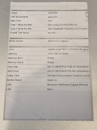 Mac Mini Server, A1347, Late 2012, i7-3720QM,16GB, 240 SSD+1TB HDD - Image 10