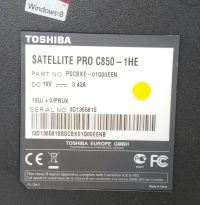 Toshiba Satellite Pro C850-1HE i5-4210M 2GB RAM 240GB HDD - Image 4