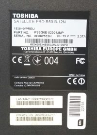 Toshiba Satellite Pro R50-B-12N i5-U210V 4GB RAM 500GB HDD - Image 4