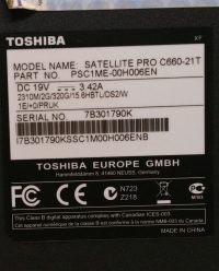 Toshiba Satellite Pro C660-21T i3-2310M 2GB RAM 320GB HDD - Image 4