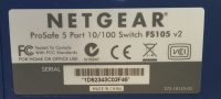 Netgear FS105 v2 Fast Ethernet 510/100 Switch - Image 3