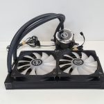 240mm AIO CPU Processor Water Cooler with 2 fans