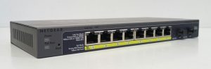 Netgear GS110TP ProSafe 8 Port Gigabit Smart Switch with PoE & Fiber uplink