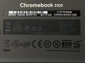 Dell Chromebook 3100 P29T with CPU Options of Intel Dual Core Celeron Processor - Image 3
