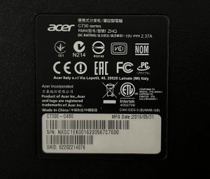 Acer ZHQ Chromebook C730 Series Intel Celeron DC 2GB RAM 16GB HDD - Image 5