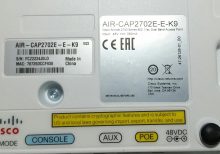 Cisco AIR-CAP2702E-E-K9 VO3 Aironet 2700 Series 802.11ac Dual Band Access Point - Image 3