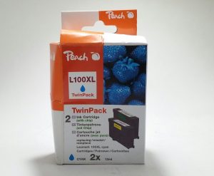 Peach TwinPack Ink Cartridge with chip - Image 2