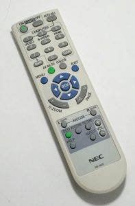 Nec RD-452E Remote Control - Missing Top Cover