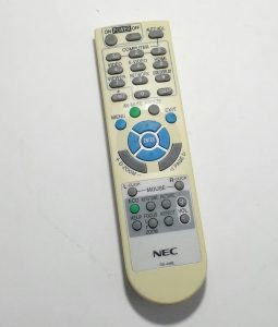 Nec RD-448E Remote Control - Missing Battery Cover & Yellowing Case