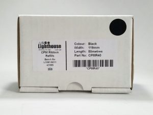 Lighthouse CPM-100 Black Ribbon Refill CPMR40 - Image 2