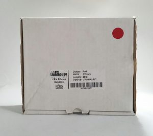 Lighthouse CPM-100 Refillable Cartridge Red Ribbon CPMR42-RC - Image 2