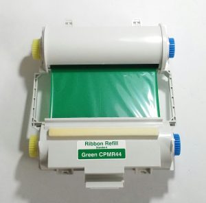 Lighthouse CPM-100 Refillable Cartridge Green Ribbon CPMR44-RC - Image 4