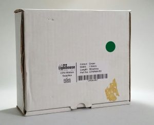 Lighthouse CPM-100 Refillable Cartridge Green Ribbon CPMR44-RC