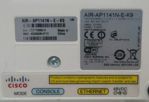 Cisco AIR-AP1141N-E-K9 VO8 Aironet 80211n Draft 2.0 Single Band Access Point - Image 4