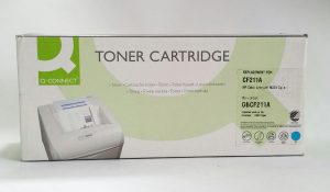 Q-Connect HP LaserJet M251 Cyan Toner Cartridge CF211A Replacement For HP Color LaserJet M251N, M251NW, M276N MFP, M276NW MFP - Image 2
