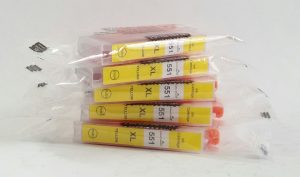 ColourDirect 551 Ink Cartridges XL Yellow Joblot