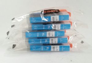 ColourDirect 551 Ink Cartridges XL Cyan Joblot - Image 2