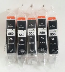 ColourDirect 550 Ink Cartridges XL Black Joblot