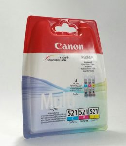 Canon PIXMA Series CLI-521M & CLI-521Y ChromaLife 100+ 2 Ink Tanks Color Ink Cartridge