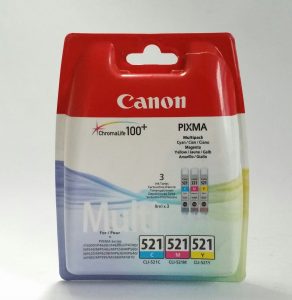 Canon PIXMA Series CLI-521M & CLI-521Y ChromaLife 100+ 2 Ink Tanks Color Ink Cartridge - Image 2