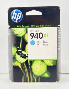 HP 940XL Cyan Officejet C4907AE Cartridge - Exp. Apr 2015 - Image 2