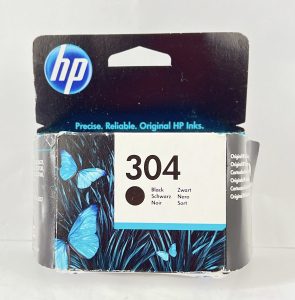 HP 304 Black N9K06AE UUS Ink Cartridge - Exp. Jun 2022 - Image 2
