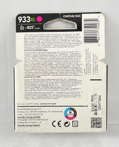 HP 933XL Magenta CN055AE BGX Officejet Cartridge - Exp. Sep 2016 - Image 4