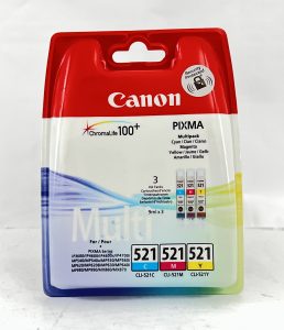 Canon 521 ChromaLife 100+ Pixma Multi (Cyan, Magenta, Yellow) Ink Cartridge - Image 2