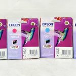Epson T0802 T0803 T0804 T0806 Light Magenta, Cyan, Magenta, Yellow Print Cartridges - job Lot x4