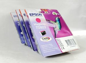 Epson T0802 T0803 T0804 T0806 Light Magenta, Cyan, Magenta, Yellow Print Cartridges - job Lot x4 - Image 4