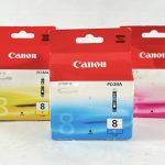 Canon 8 ChromaLife100 Pixma CLI-8M Magenta, Cyan, Yellow Ink Cartridge - Job Lot x3
