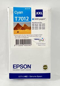 Epson T7012 XXL Cyan Print Cartridge - Exp. 07/2016 - Image 2