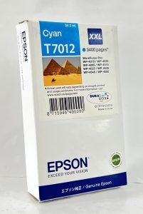 Epson T7012 XXL Cyan Print Cartridge - Exp. 07/2016