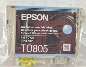 Epson T0805 Light Cyan Print Cartridge - Unboxed - Image 2