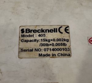 Brecknell 405 Digital Scale with Stainless Steel Platform & 15kg x 0.002kg Capacity - Untested - Image 4