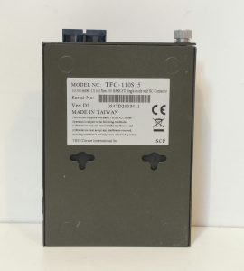 TRENDnet TFC-110S15 10/100 BASE-TX to 15km 100 Base-FX Single-mode with SC Connector Fiber Media Converter - Image 3