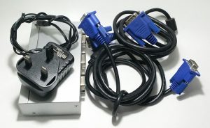 MT-Viki MT-2502 2-Port VGA Video Splitter with 2x VGA Cables & PSU - Image 3