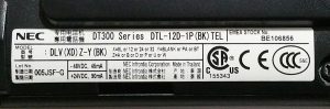 Nec DTL-12D-1P (BK) DT300 Series Desk Phone - Image 3