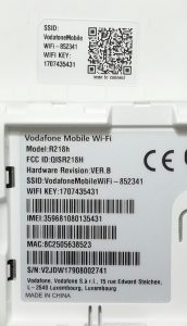 Vodafone R218h Mobile Wi-Fi 4G Hotspot - Image 3