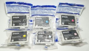 Epson T0481 T0482 T0483 T0484 T0485 T0486 Print Cartridge - Job Lot x6 Black Mixed - Image 2
