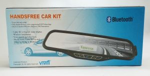 Vivifi Bluetooth Rear View Mirror Hands Free Car Kit + Voice Record
