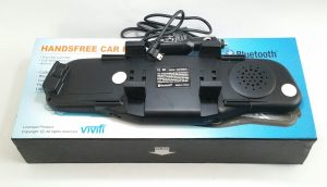 Vivifi Bluetooth Rear View Mirror Hands Free Car Kit + Voice Record - Image 4