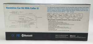 Vivifi Bluetooth Rear View Mirror Hands Free Car Kit + Voice Record - Image 3