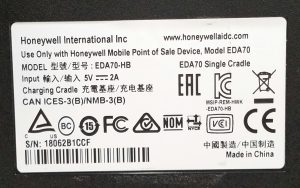 Honeywell EDA70-HB USB Docking Station for Honeywell EDA70 POS - Image 3