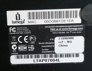 iOmega iX2-NG Network Storage Box With Missing Front - Image 3