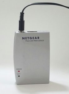 Netgear PS121 v2 Print Server with PSU - Spares/Repairs