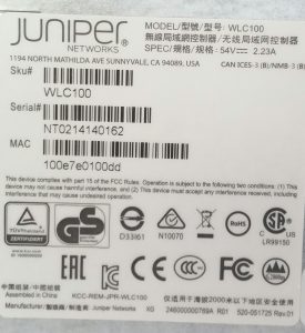 Juniper Networks WLC100 4-Port 10/100/1000 Wireless LAN Controller - Image 3