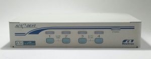 Rextron Acro Gear CBE1E7C773 4-Port USB KVM Switch - Untested - Image 2
