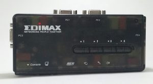 Edimax EK-UAK4 KVM Audio Switch 4 Ports used