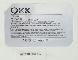 QKK Projector AK-80 White Used - Image 8